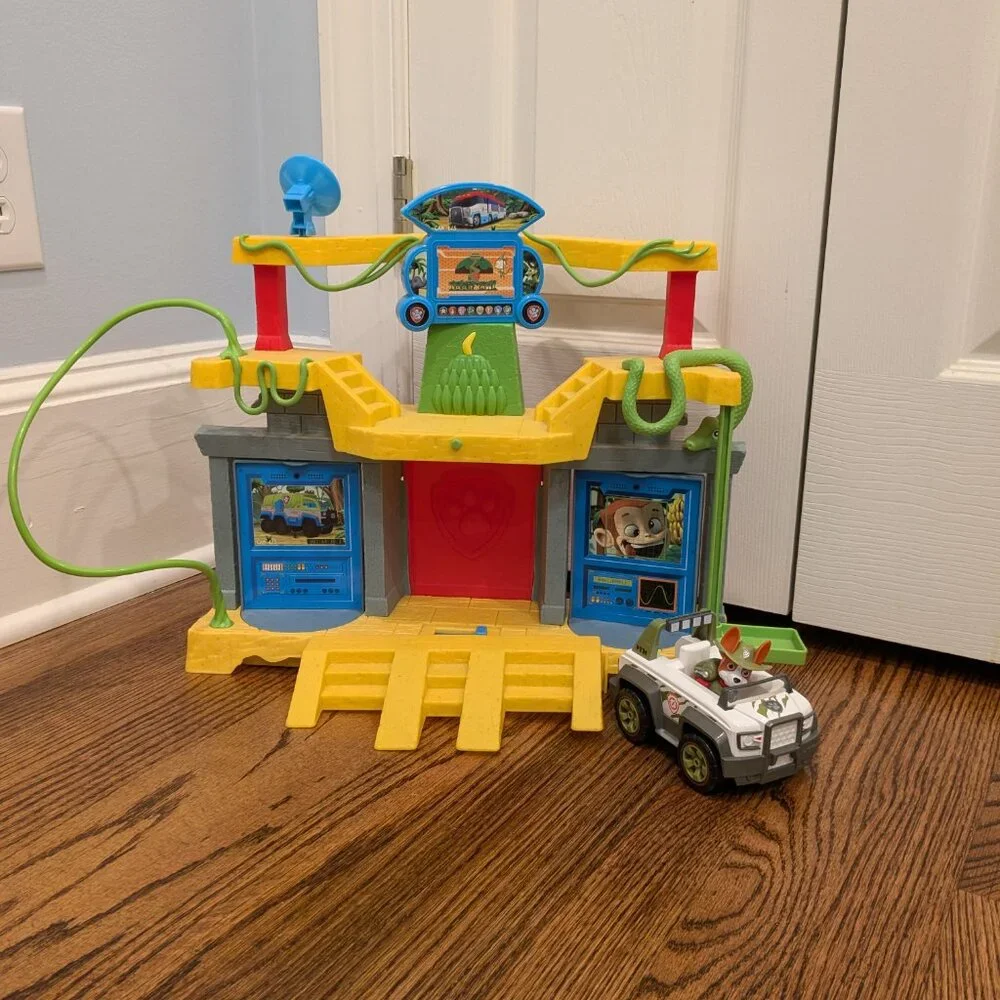 ⭐ Paw Patrol Monkey Temple & Tracker + Vehicle
